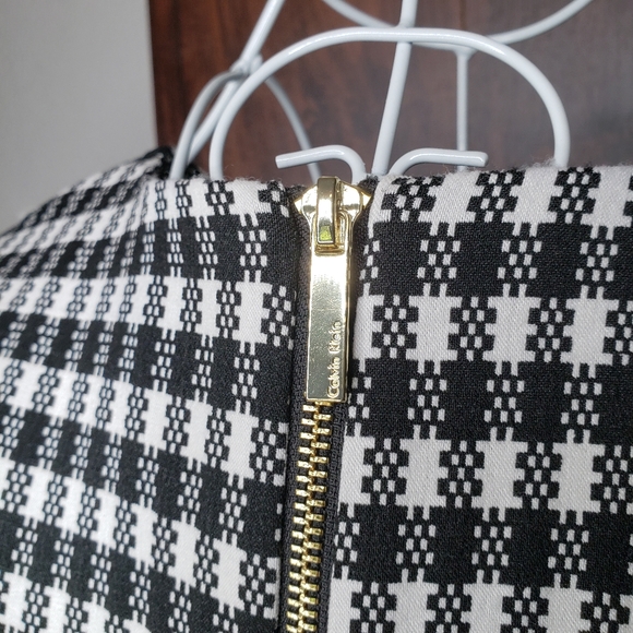 Calvin Klein Gingham Print Sheath Dress Size 8 - Picture 5 of 7